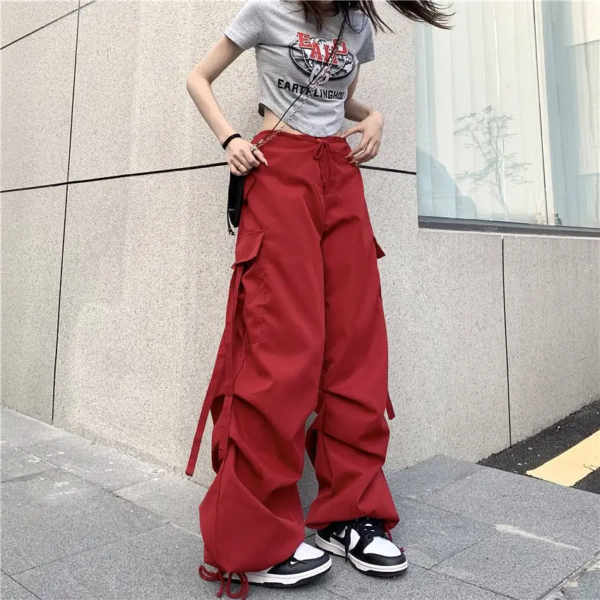 Red Cargo Pants