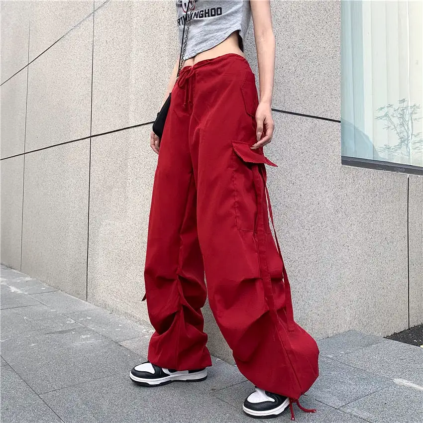 Red Cargo Pants