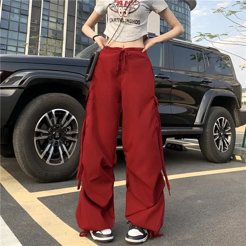 Red Cargo Pants