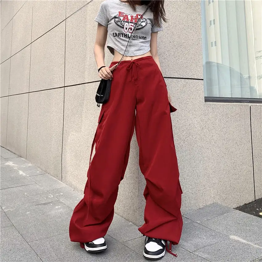 Red Cargo Pants