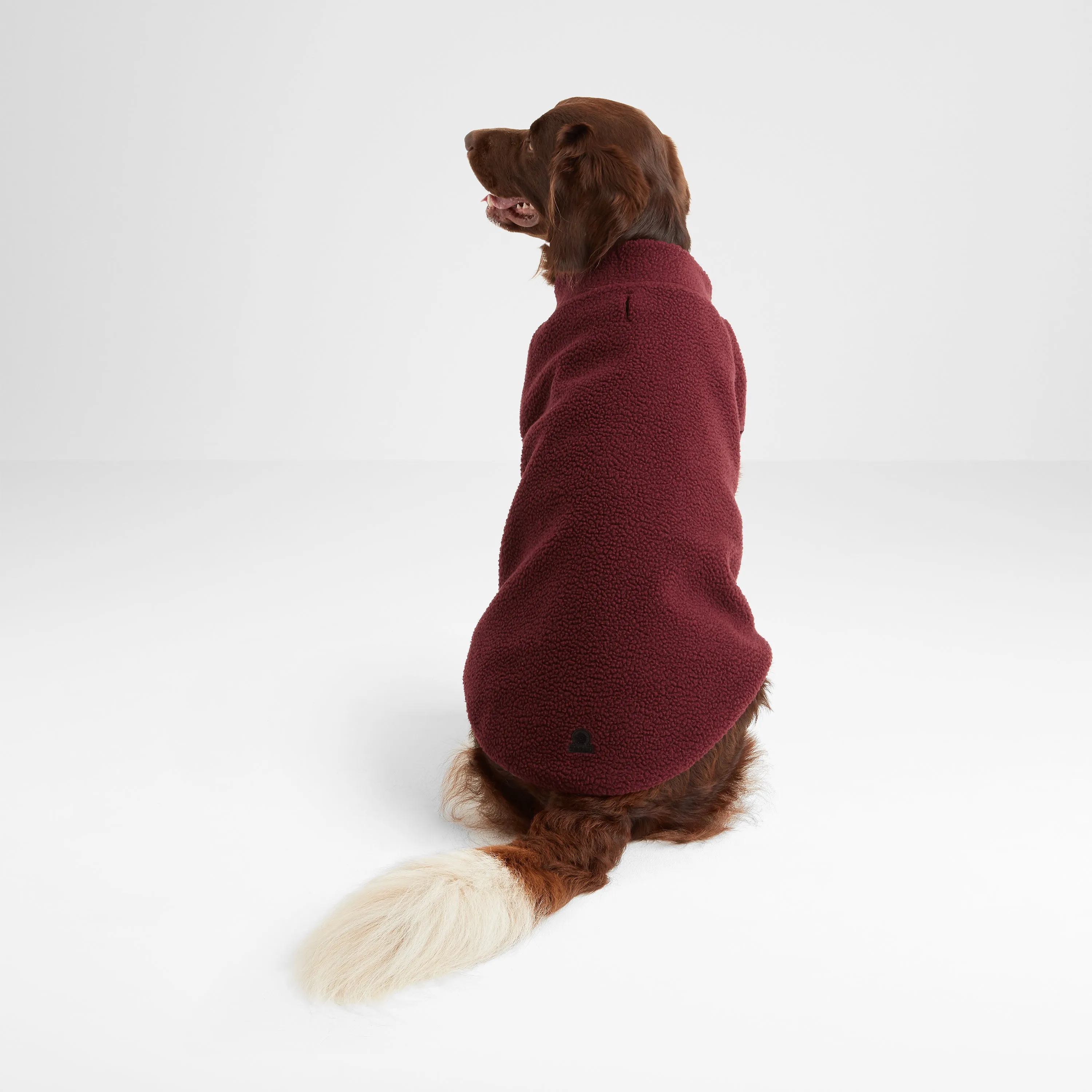 Rover Sherpa Dog Coat L - Maroon