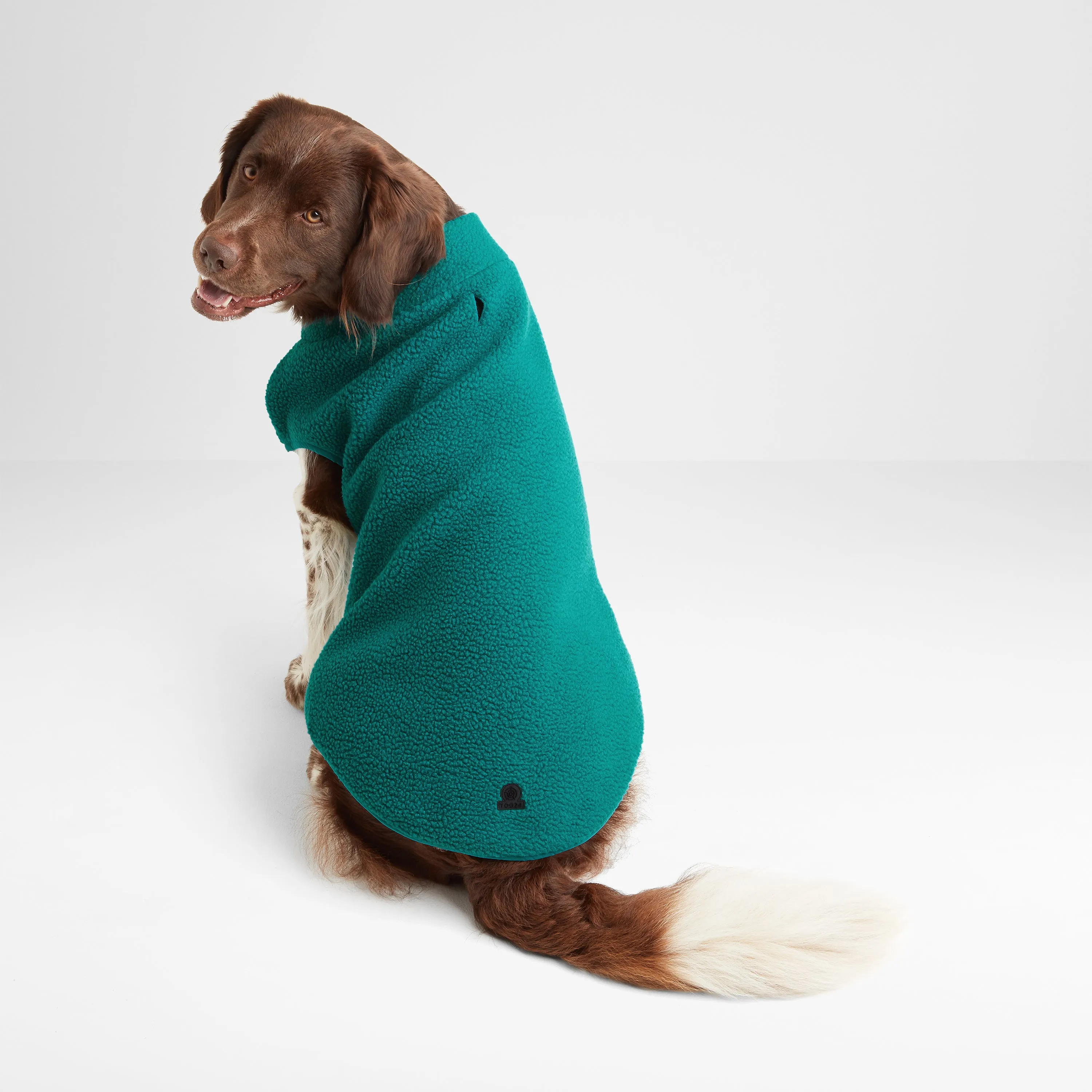 Rover Sherpa Dog Coat L - Teal