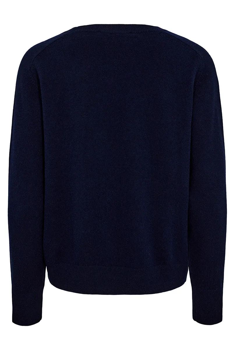 SNOS435 | Navy | Sweater fra Sofie Schnoor