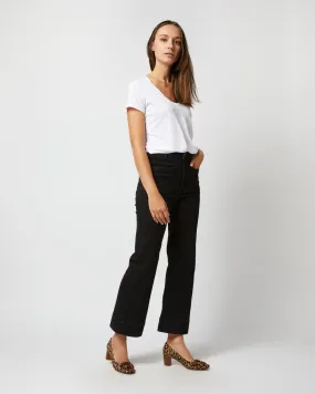 St Monica Cropped Jean in Black 2 Weeks