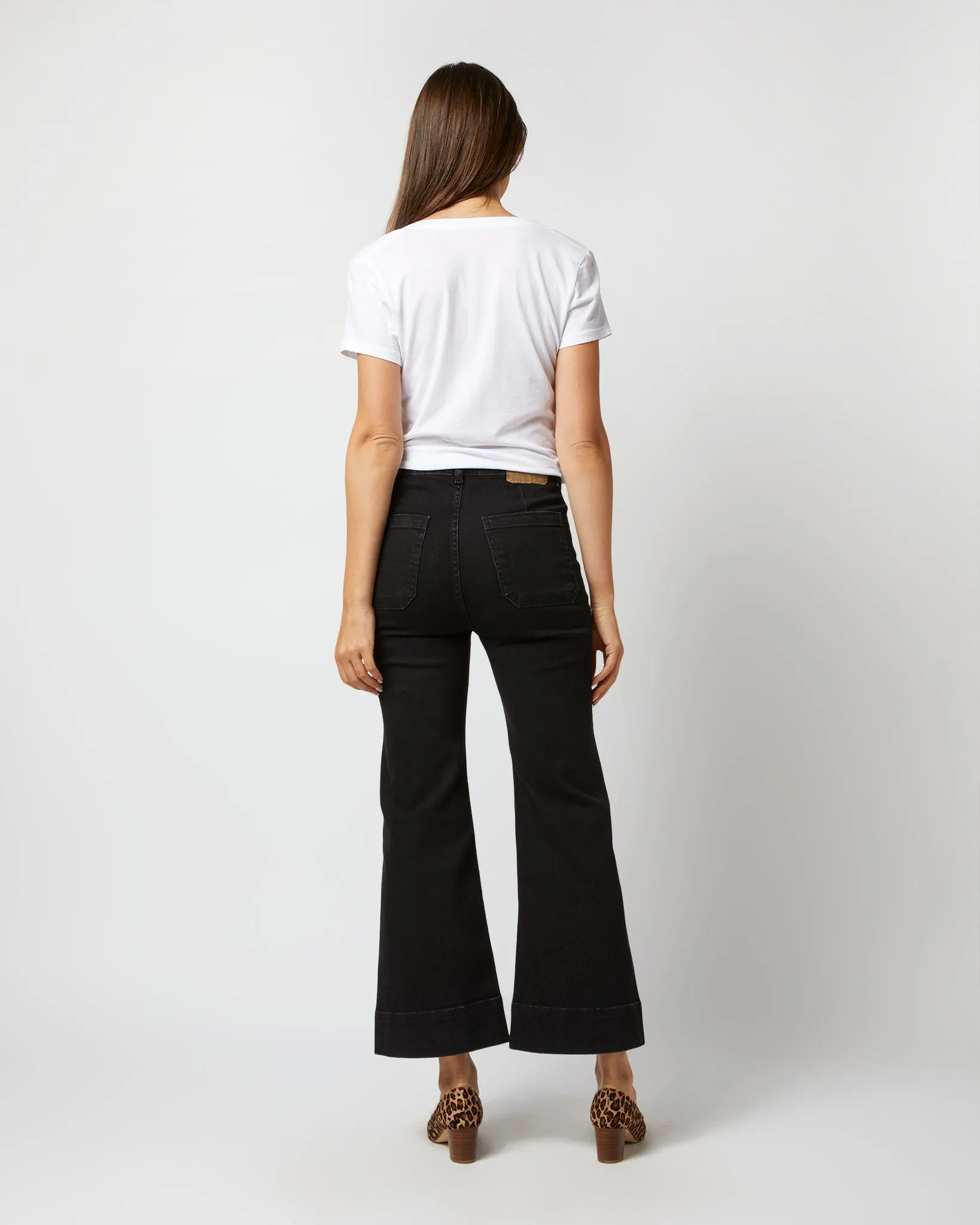 St Monica Cropped Jean in Black 2 Weeks