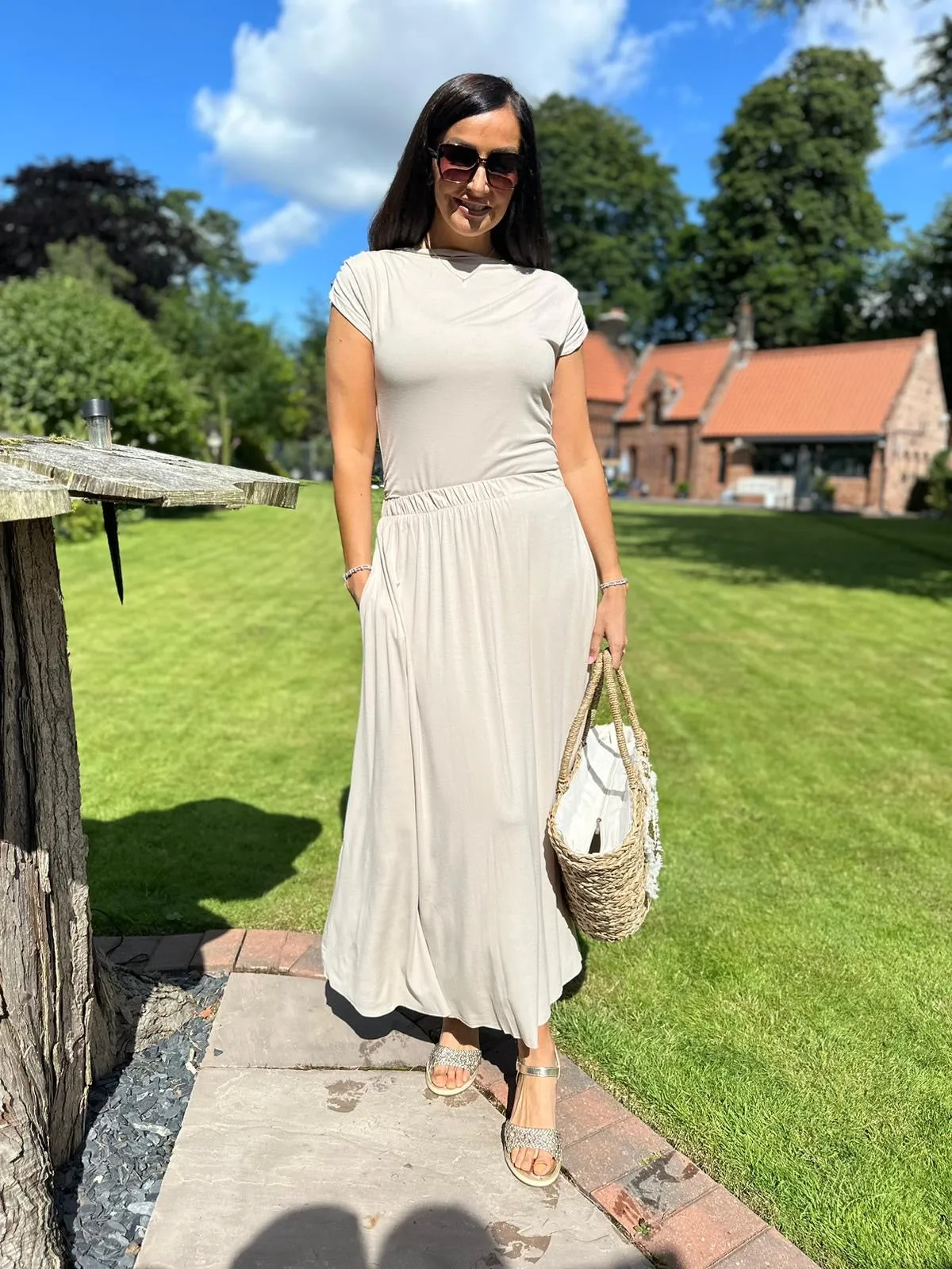 Stone Maxi Skirt Tammy