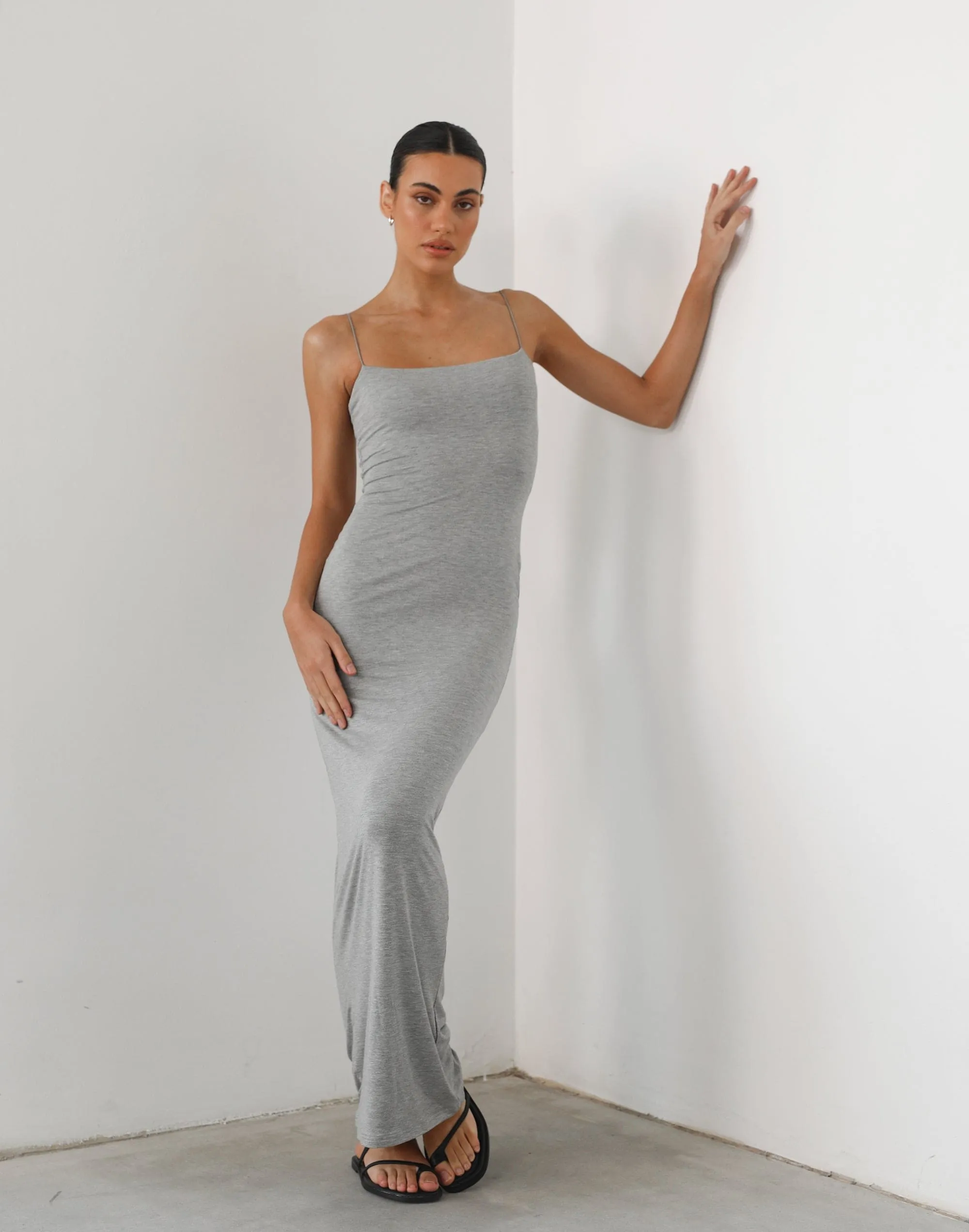 Tammy Maxi Dress (Grey Marle)