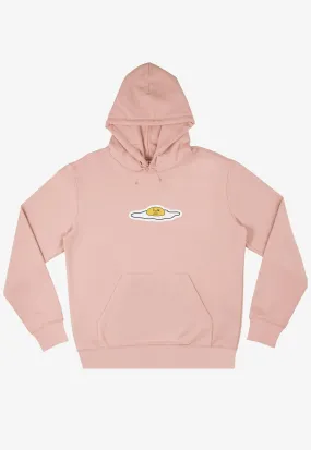 Terrifried Fried Egg Hoodie in Peach