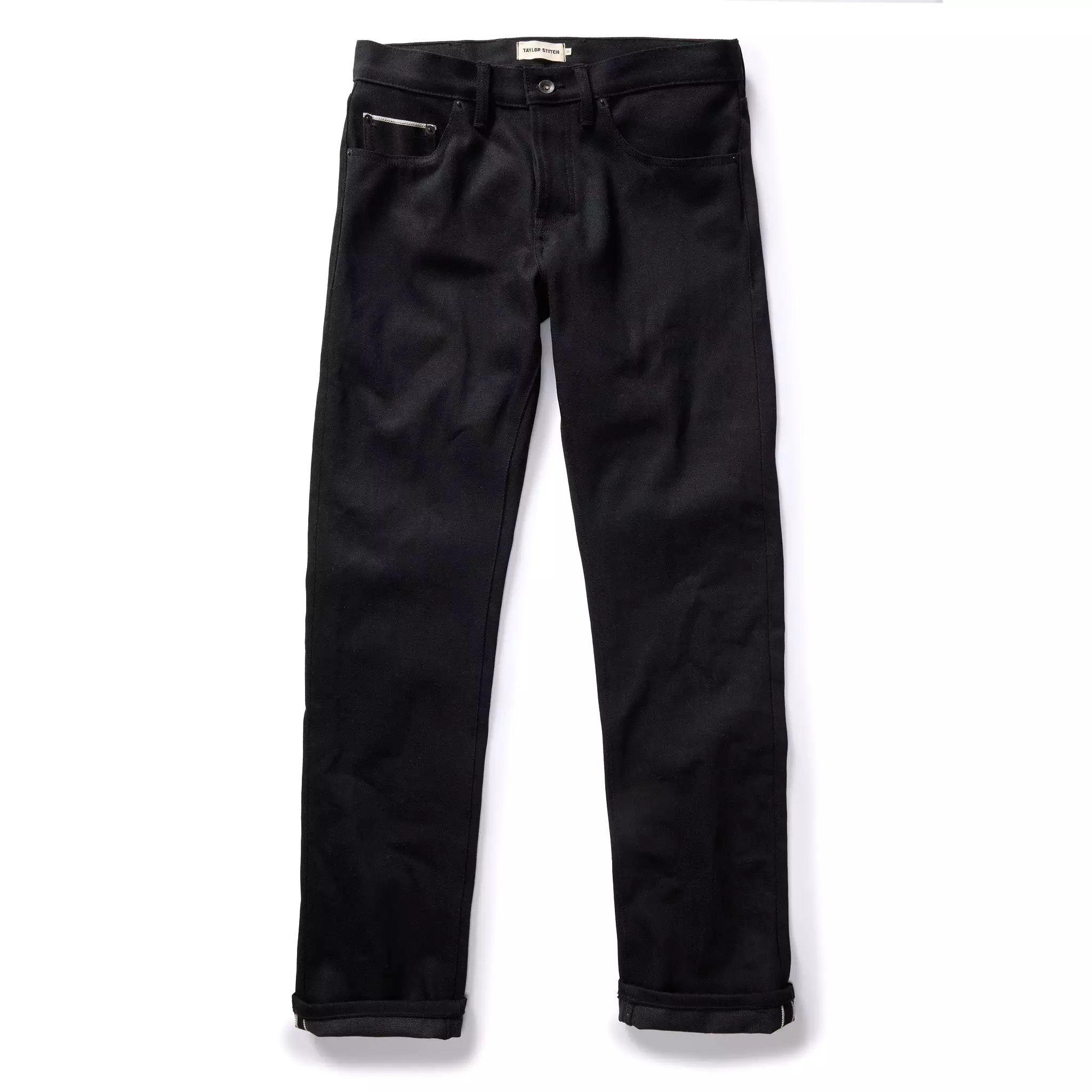 The Democratic Jean in Black Nihon Menpu Selvage