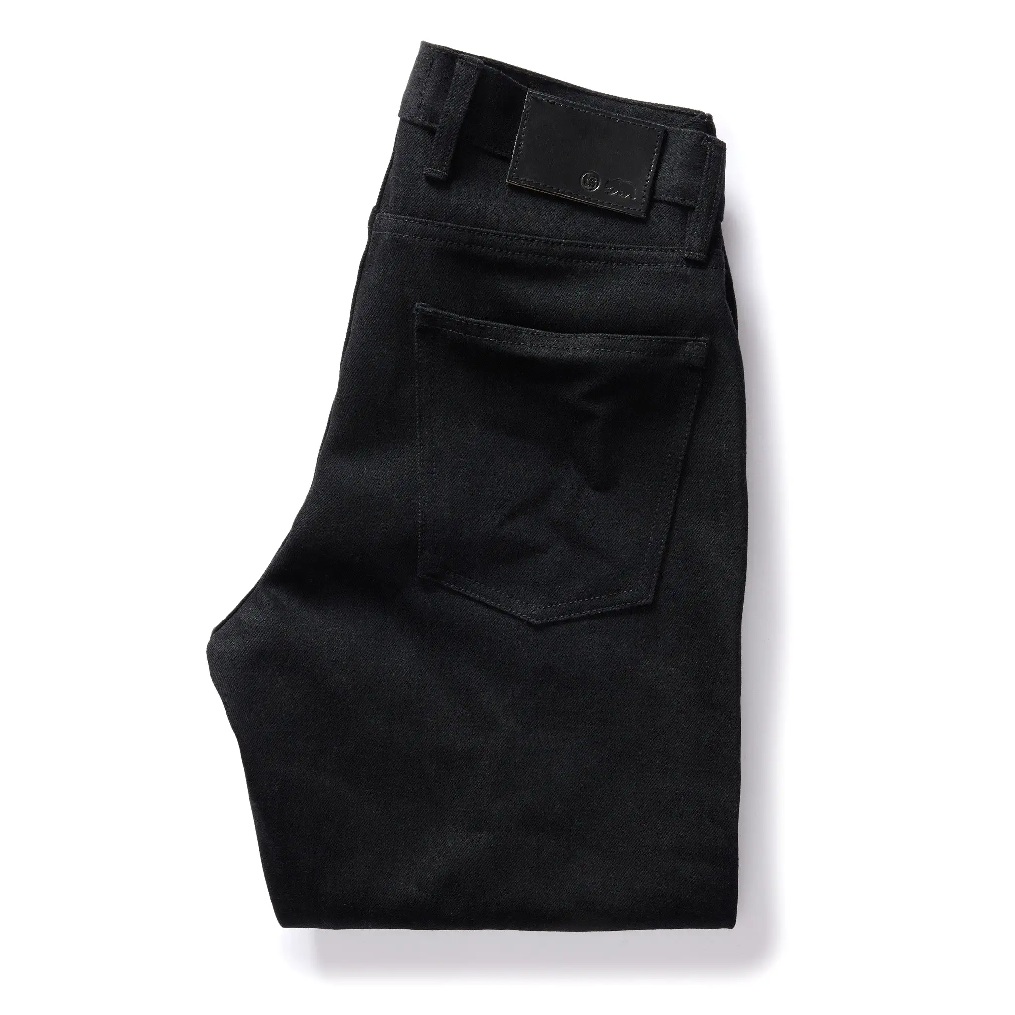 The Democratic Jean in Black Nihon Menpu Selvage