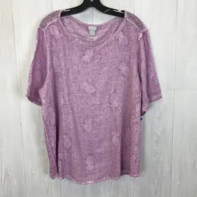 Top Short Sleeve Basic By Chicos  Size: Xl