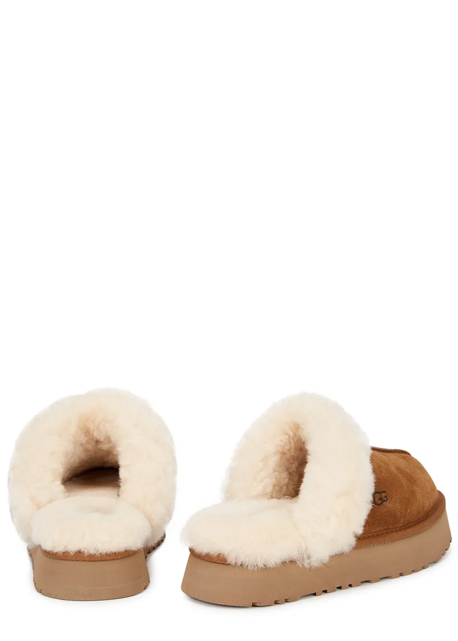 UGG Disquette suede flatform slippers 
                         
                     
                