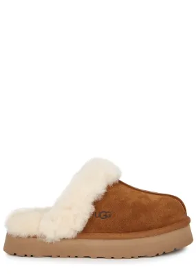 UGG Disquette suede flatform slippers 
                         
                     
                