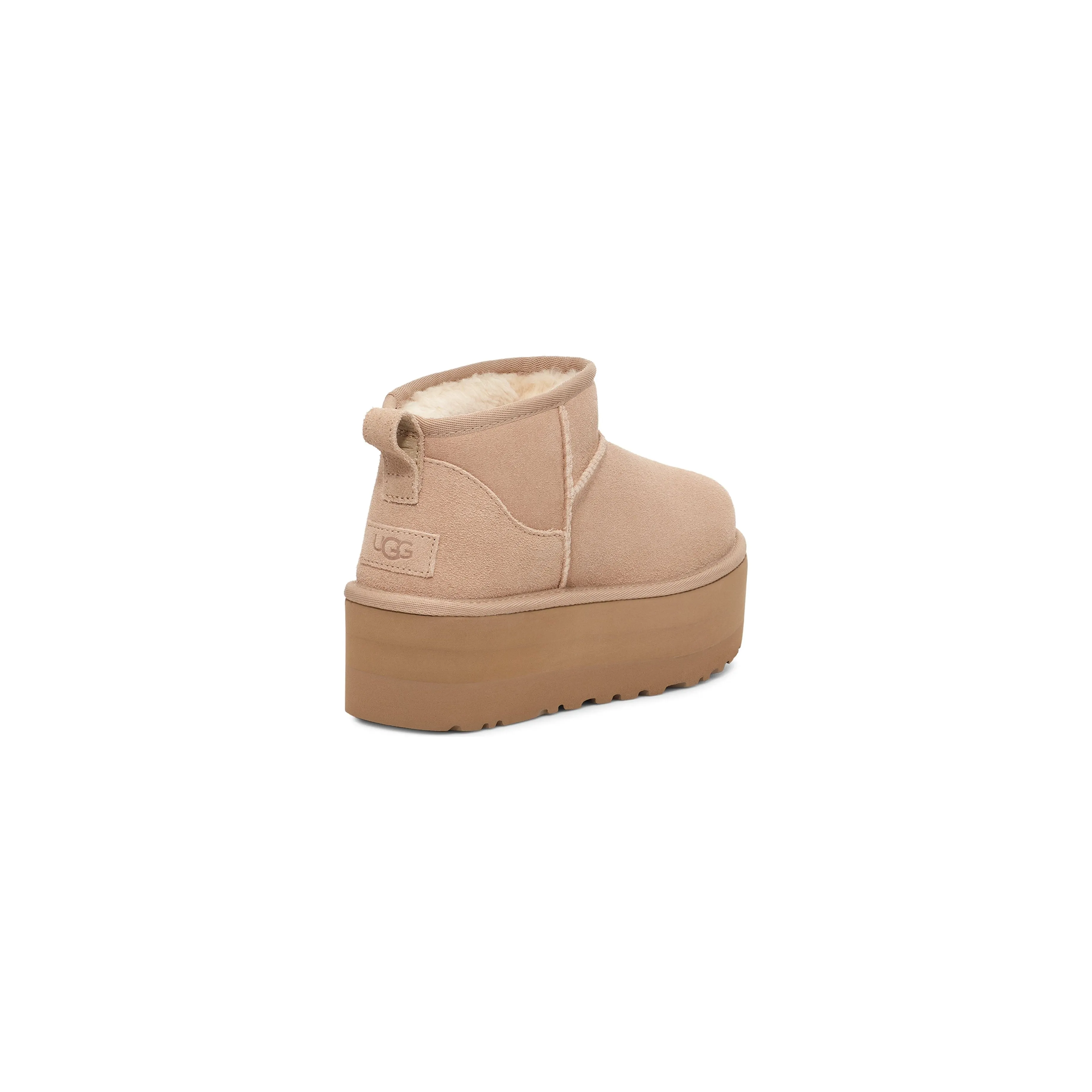 UGG Women's Classic Ultra Mini Platform in Sand + Jason Markk Suede Bundle