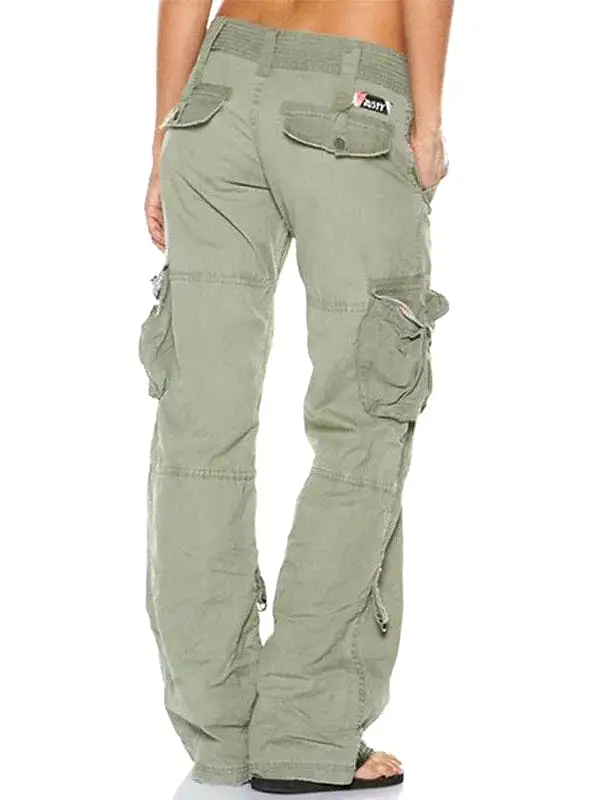 Versatile and Comfortable Women's Cotton Cargo Pants - Perfect for Everyday Wear