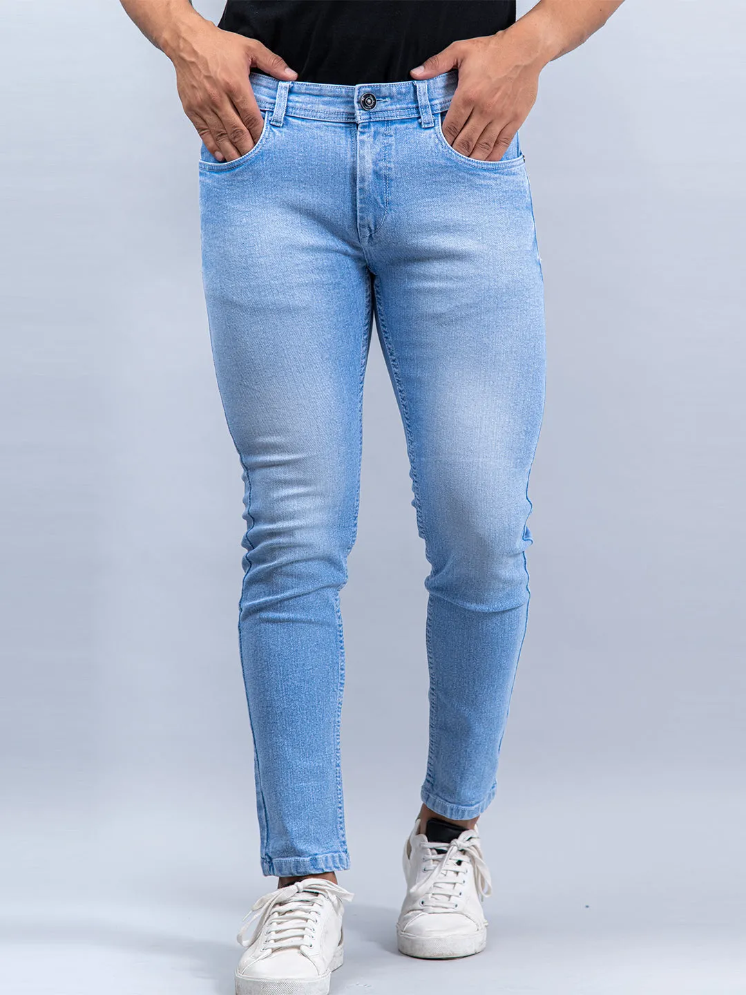 Washed Denim Men's Jeans