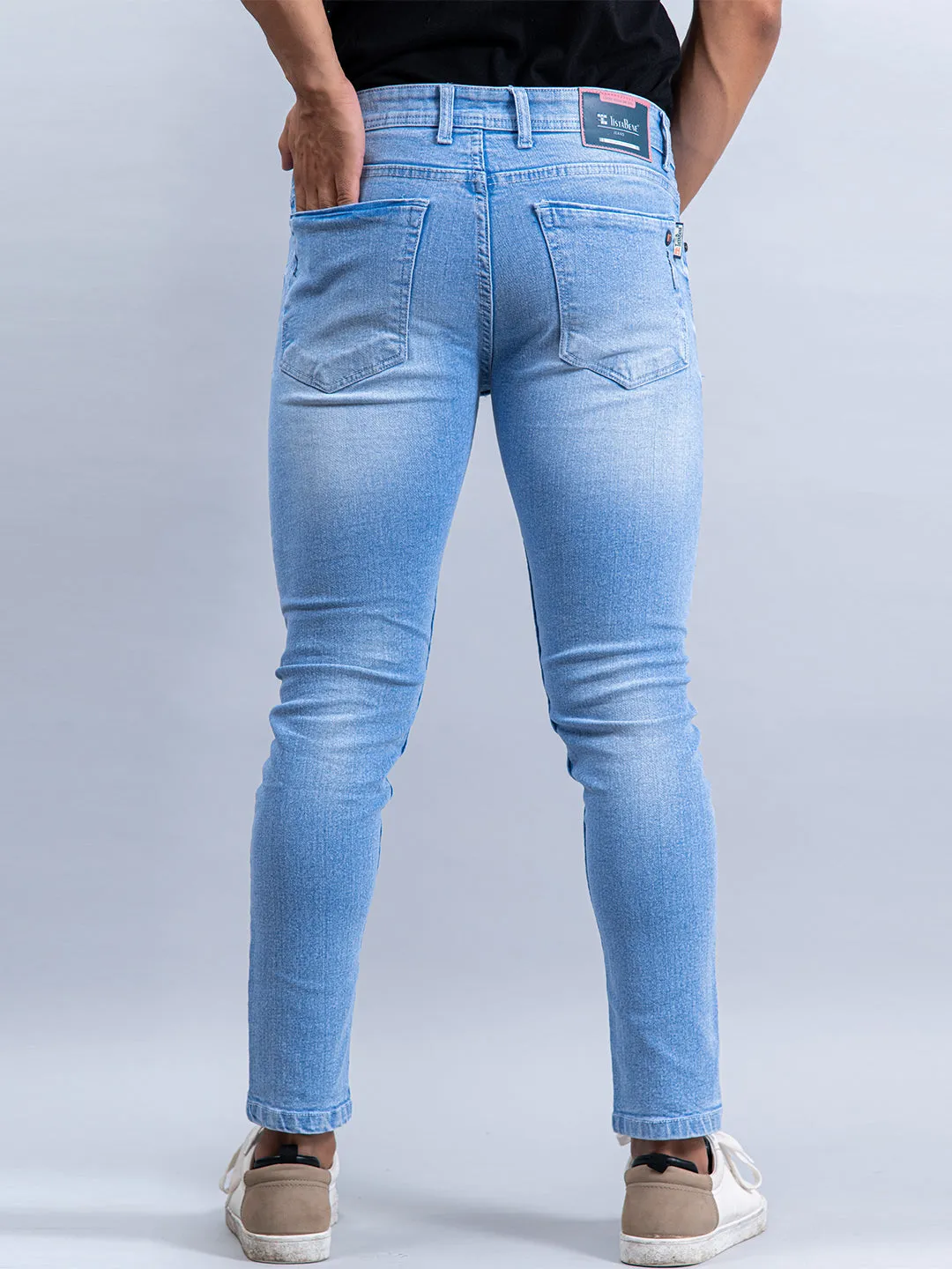 Washed Denim Men's Jeans