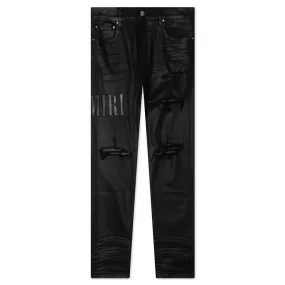 Wax Logo Jean - Black