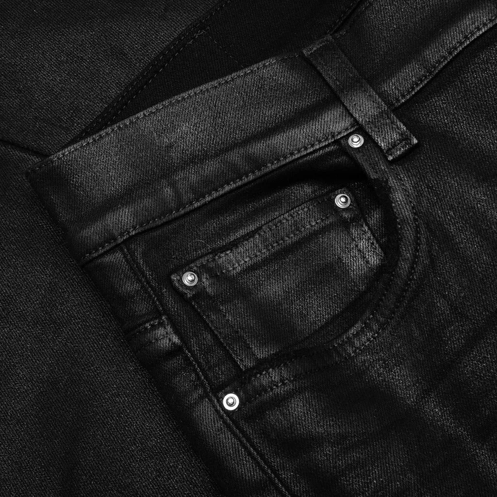 Wax Logo Jean - Black