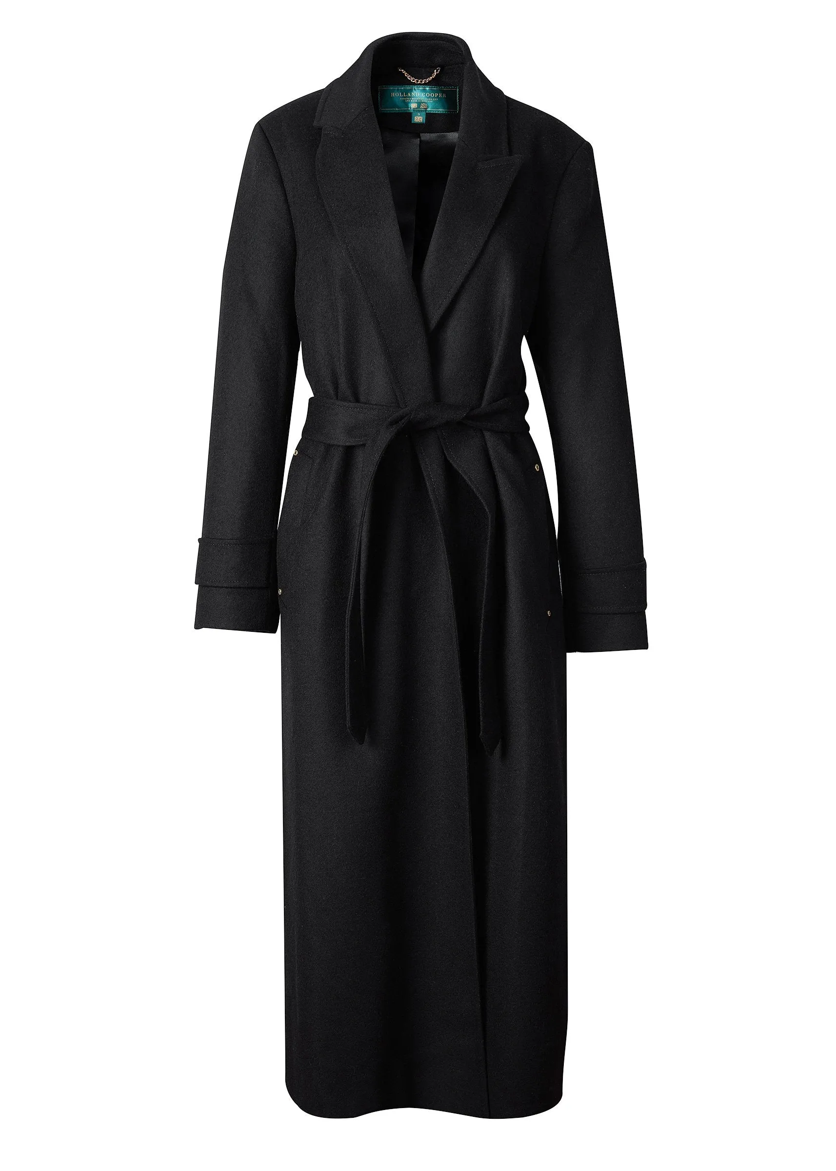 Wrap Coat (Soft Black)