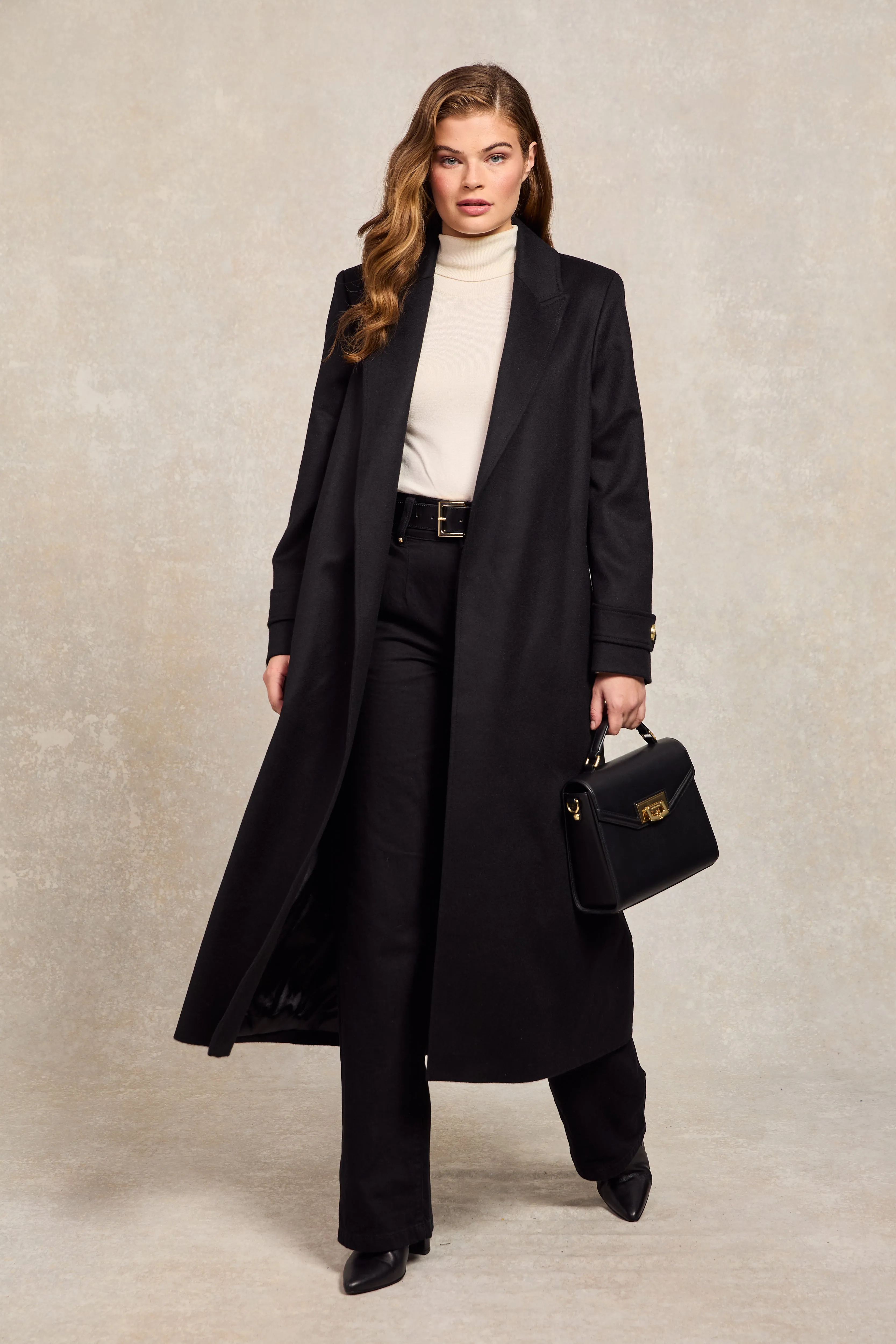 Wrap Coat (Soft Black)