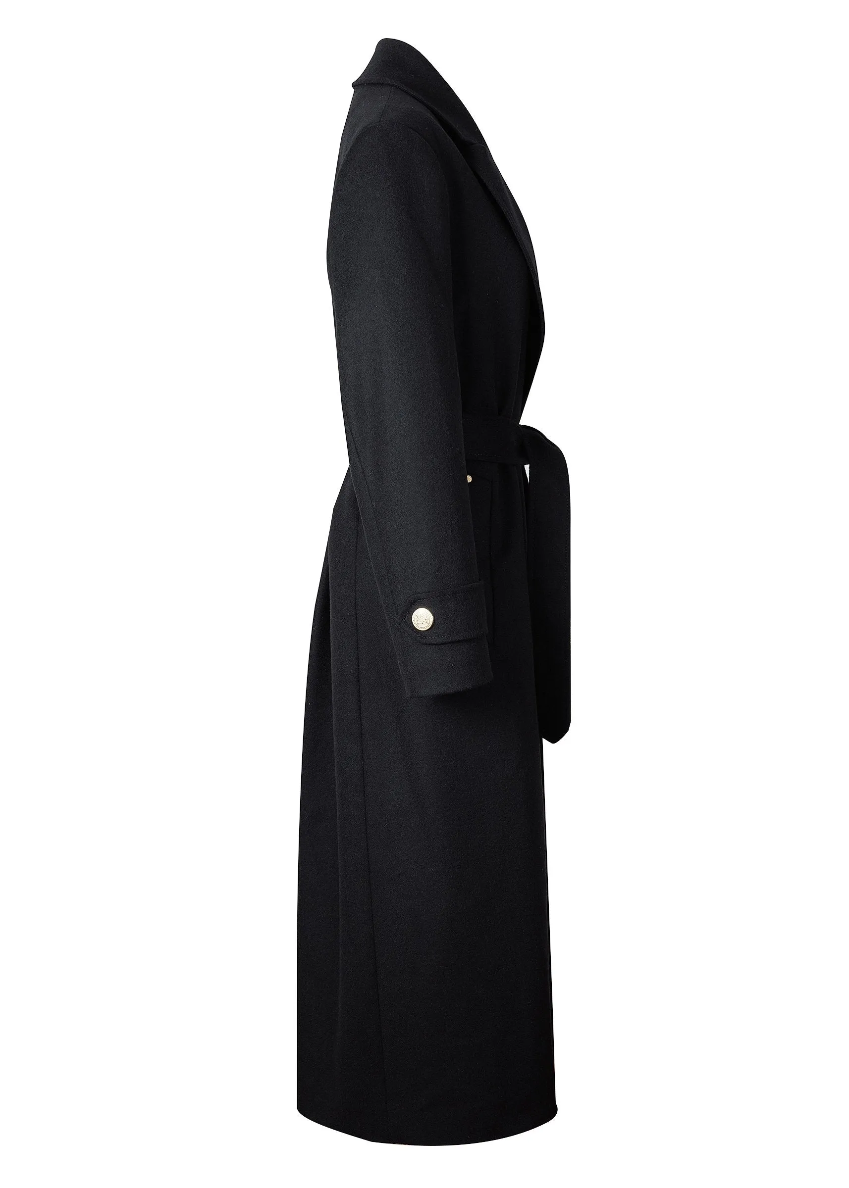 Wrap Coat (Soft Black)