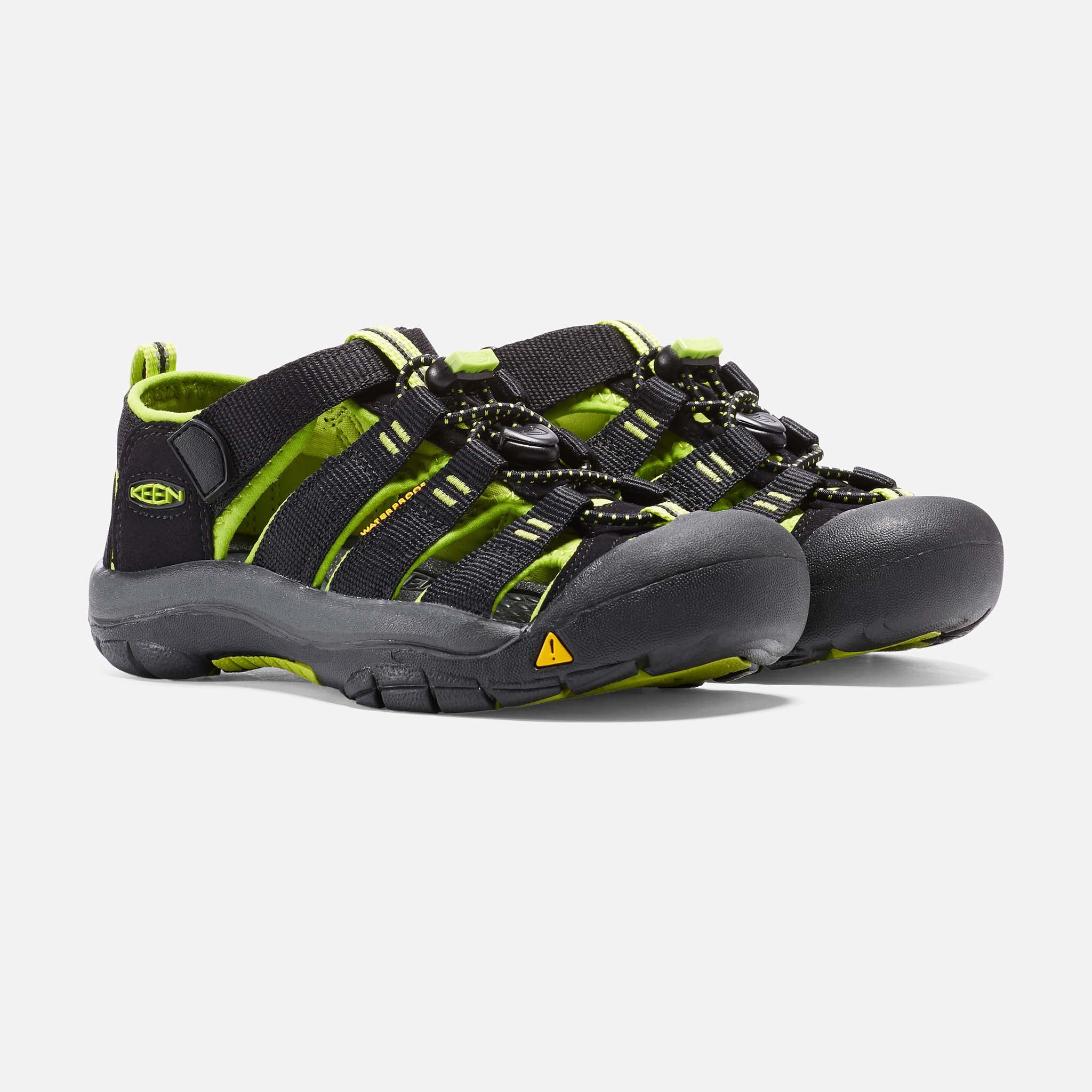 Youth Newport H2 - Black/Lime Green